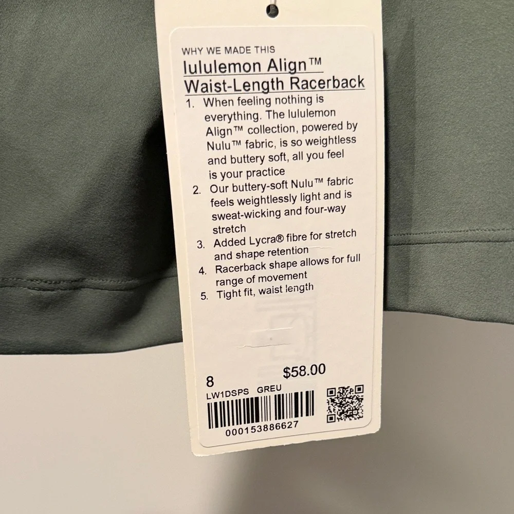Lululemon Align Waist-Length Racerback - Picture 4 of 4